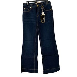 NWT ANGELO MARANI RARE NOS Crystallized Jeans 44 Italian Designer